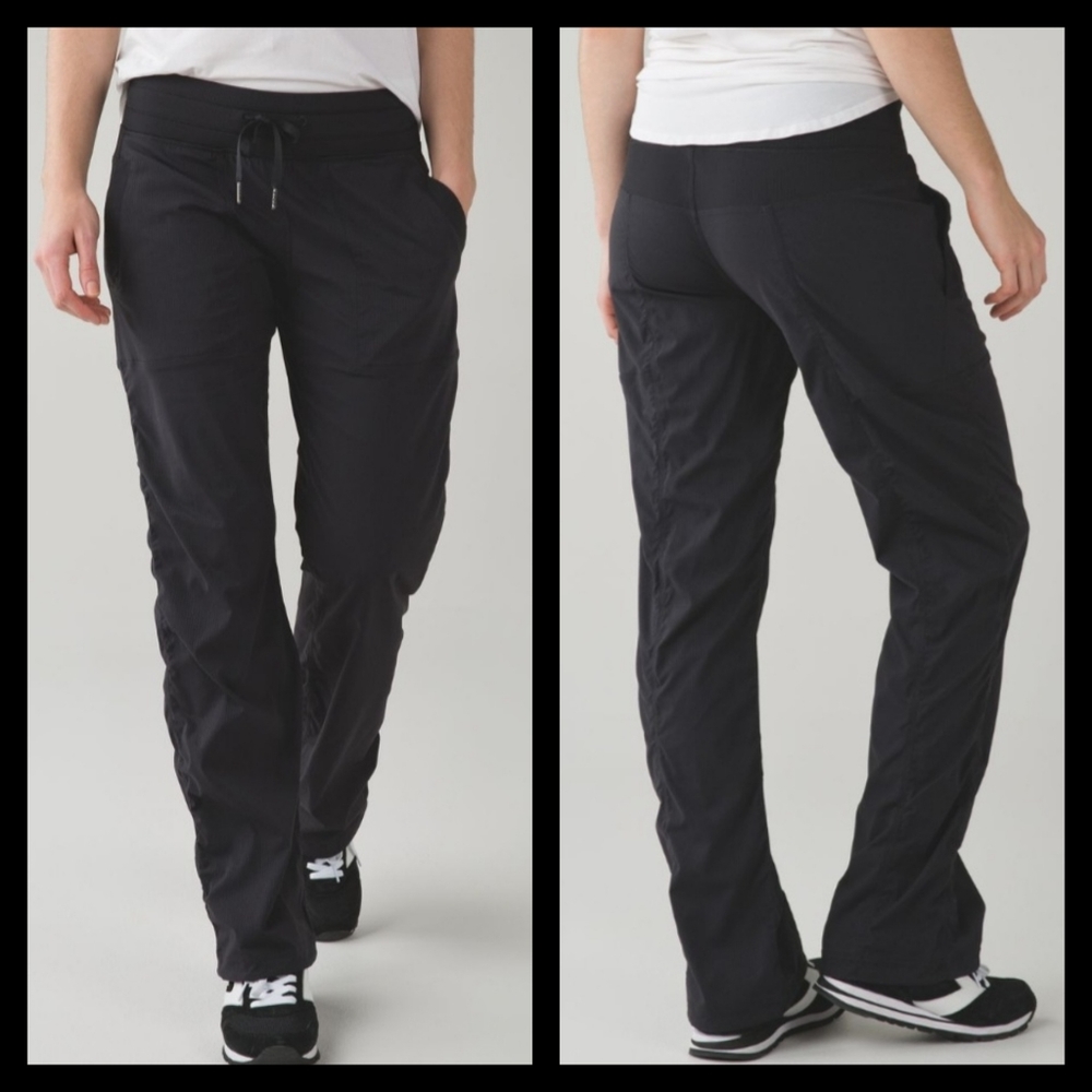 Lululemon Studio Pant II *Liner Size 8 short 28" ♡ Black
